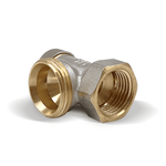 Клапан запорный Primoclima Armature угловой ВР-НР 1/2"х3/4", без хвостовика, никель