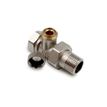 Запорный клапан Primoclima Armature прямой 1/2", никелированный