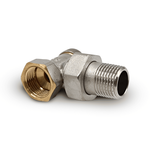 Запорный клапан Primoclima Armature угловой 1/2", никелированный