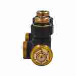 Узел нижнего подключения терм. Primoclima Armature "Lunar" угловой левый 1/2"х3/4"Е, цвет черный