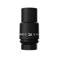 Термостатическая головка Primoclima Armature "CRISTAL" М30х1,5 цвет матовый черный