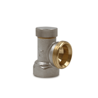 Клапан запорный Primoclima Armature угловой ВР-НР 1/2"х3/4", без хвостовика, никель