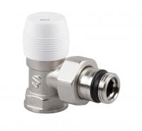 Клапан запорный угловой  серия "ITALIA" 1/2" SR Rubinetterie