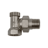 Запорный клапан Primoclima Armature угловой 1/2", никелированный