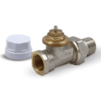 Вентиль прямой Primoclima Armature термостатический 1/2", никелированный