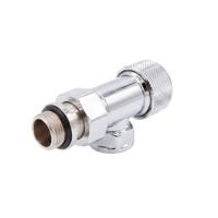 Осевой клапан термостатический, 1/2” х 1/2”. Покрытие - Хром.