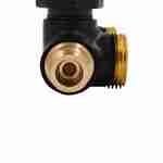 Узел нижнего подключения терм. Primoclima Armature "Lunar" угловой левый 1/2"х3/4"Е, цвет черный