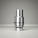 Термостатическая головка Primoclima Armature "CRISTAL" М30х1,5 цвет хром