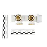 Узел нижнего подключения Primoclima Armature термостатический угловой левый 1/2"х3/4", белый