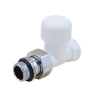 Прямой клапан термостатический, 1/2” х 1/2”. Покрытие - Белый.