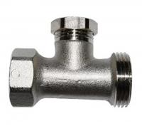 Клапан запорный прямой ВР-НР 1/2"х3/4",  без хвостовика SR Rubinetterie