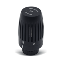 Термостатическая головка Primoclima Armature "Fly", М30х1,5, черный матовый