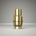 Термостатическая головка Primoclima Armature "CRISTAL" М30х1,5 цвет золото