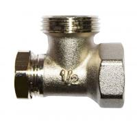 Клапан запорный угловой ВР-НР  1/2"х3/4",  без хвостовика SR Rubinetterie