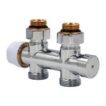 Узел нижнего подключения Primoclima Armature термостатический Прямой 1/2"х3/4", хром