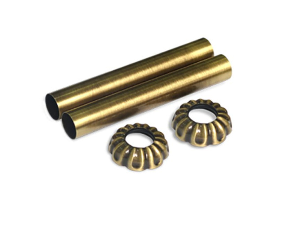 Комплект декоративных трубок "ретро", 160xD 18-20-1/2" цвет  бронза