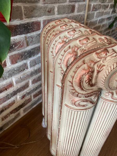 Радиатор чугунный Barton, 5 секций, RETROstyle RS-BAR 560-5s