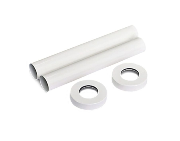 Комплект декоративных трубок 160хD 18-20-1/2" цвет белый