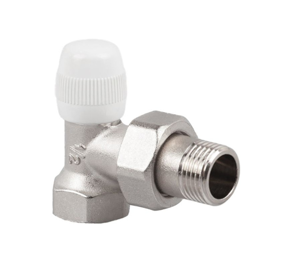 Клапан запорный, угловой  1/2" SR Rubinetterie