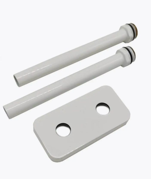 комплект декоративной крышки и трубок с резьбой для одно/двухтрубной систем (38 мм) 15х1/2х L 151, белый