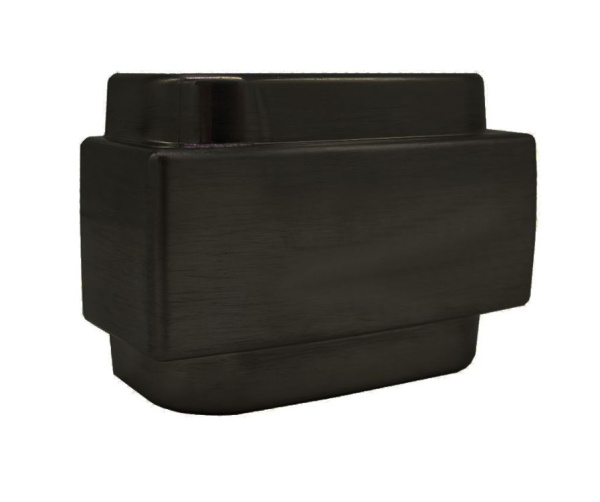 Декоративная крышка для узлов 50 мм. «Free Style» SR Rubinetterie Cover, цвет черный матовый