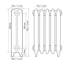 Радиатор чугунный WINDSBOLD 600, 4 секции, WB 600-4s