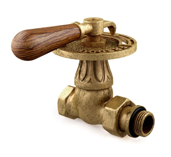 Клапан SR Rubinetterie Belle Epoque прямой, 1/2", цвет бронза