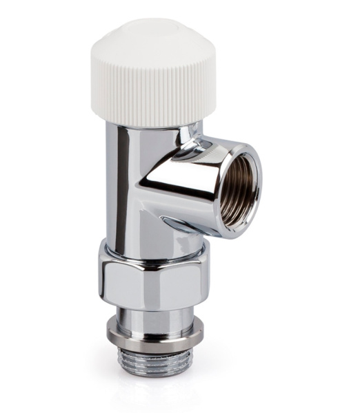 Вентиль на подачу осевой SR Rubinetterie Tondera 1/2", термостатический, цвет хром