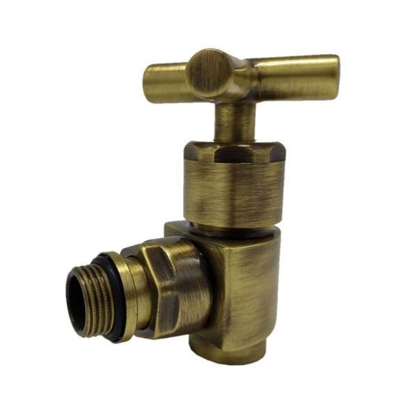 Вентиль угловой серия Prestige & Minimal, 1/2", цвет бронза