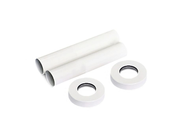 Комплект декоративных трубок 70хD 18-20-1/2" цвет белый