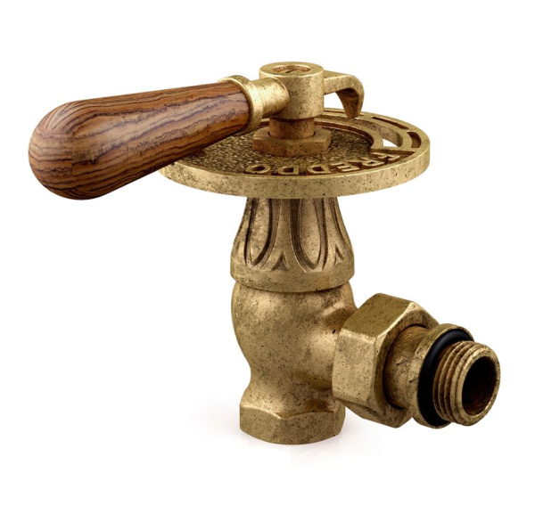 Клапан SR Rubinetterie Belle Epoque угловой, 1/2", цвет бронза