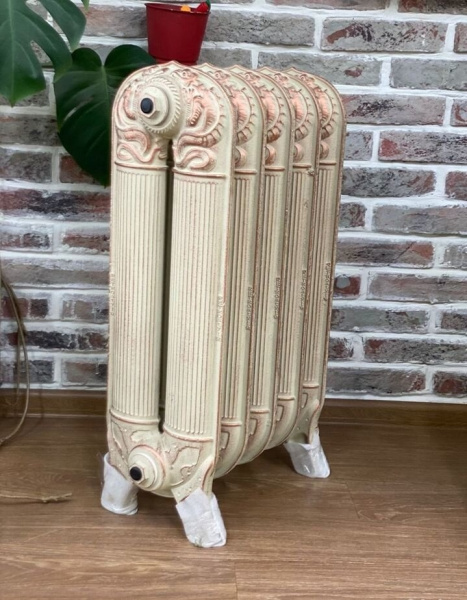 Радиатор чугунный Barton, 8 секций, RETROstyle RS-BAR 560-8s