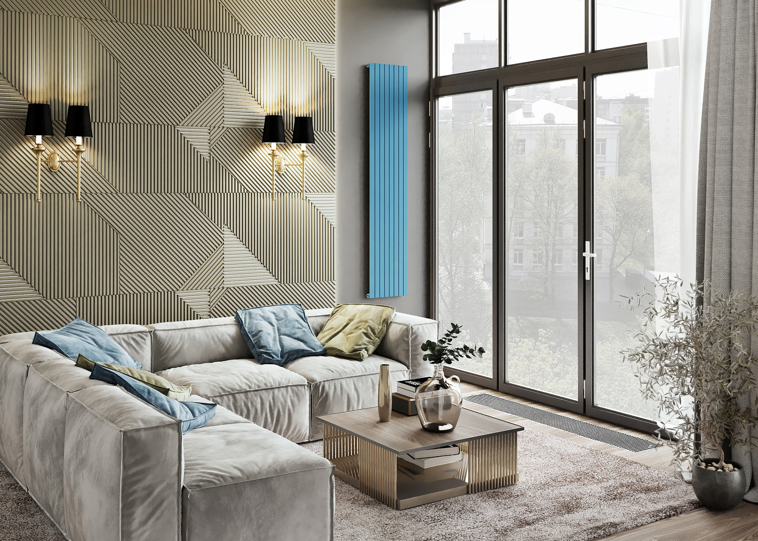 Радиатор Соло В 1(1784мм)