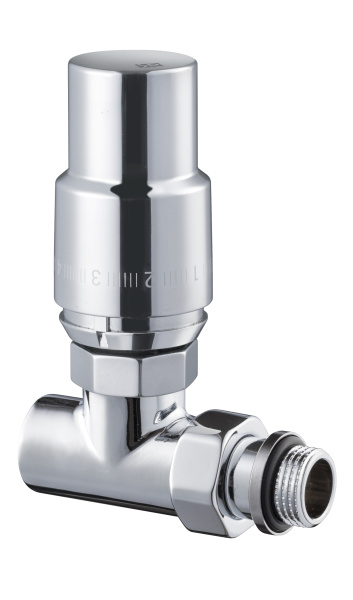 Вентиль на подачу прямой SR Rubinetterie серия Tondera 1/2", термостатический, хром