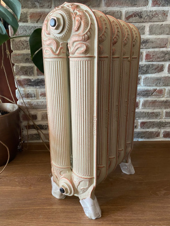 Радиатор чугунный Barton, 4 секции, RETROstyle RS-BAR 560-4s