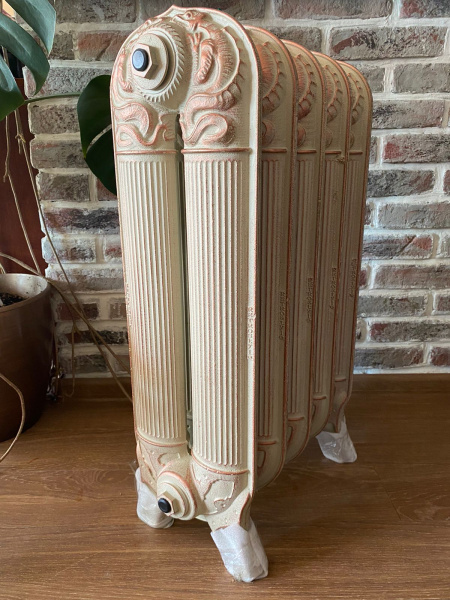 Радиатор чугунный Barton, 4 секции, RETROstyle RS-BAR 560-4s