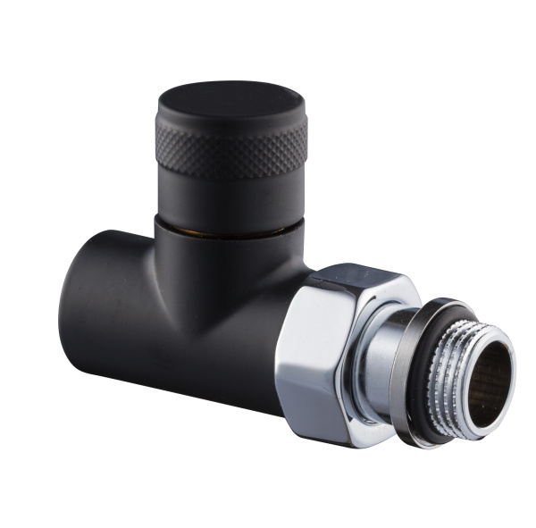 Запорный клапан прямой Tondera 1/2", чёрный