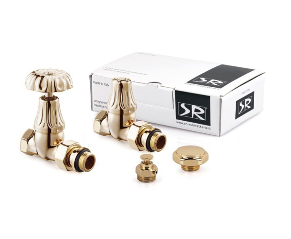 Комплект серия Old Style 1/2" прямой, цвет светлое золото