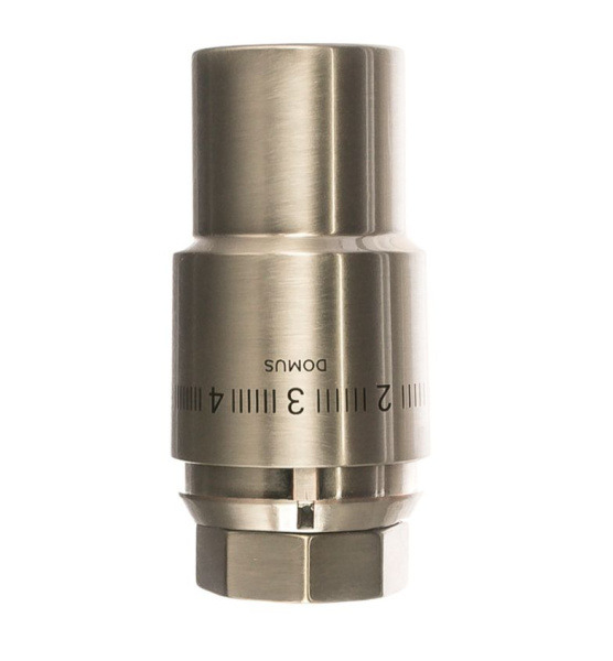 Термостатическая головка "Ретро", М30х1,5 цвет Никель матовый