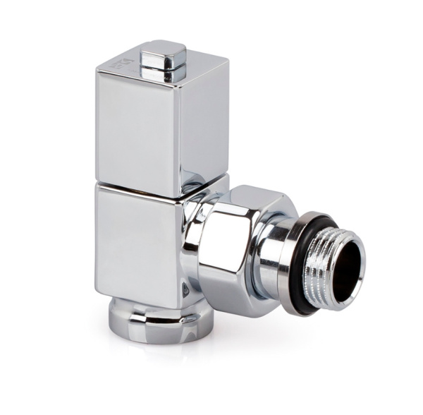 Вентиль SR Rubinetterie угловой, серия Esedra 1/2", ручной регулировки, цвет хром