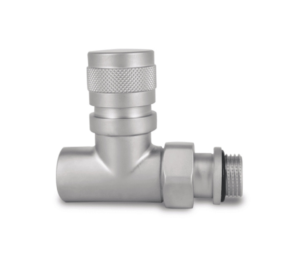 Вентиль на подачу прямой SR Rubinetterie Tondera 1/2", цвет хром матовый