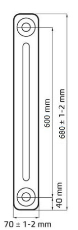 Радиатор чугунный РАДИМАКС Loft 600/070, 10 секций, LF 600/070-10s