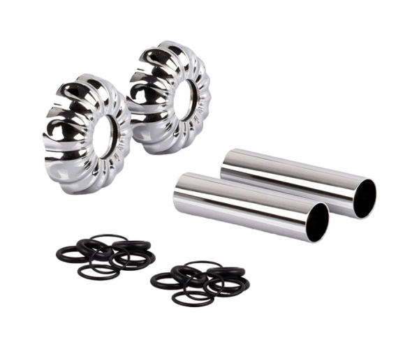 Комплект декоративных трубок "ретро"L.70xØ18-20-1/2” цвет хром