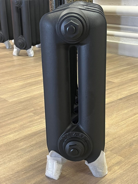 Радиатор чугунный РАДИМАКС WINDSBOLD 350, 5 секций, черный матовый, напольное исполнение, WB 350-5s ЛИКВИДАЦИЯ