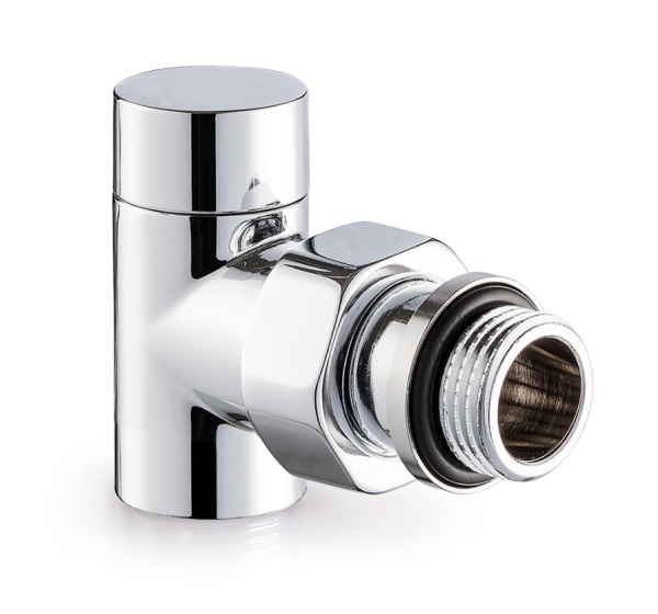 Клапан запорный угловой 1/2" цвет хром