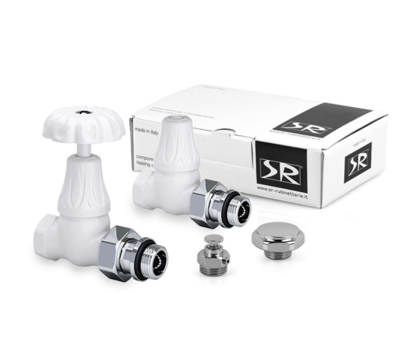 Комплект серия Old Style 1/2" прямой, цвет белый